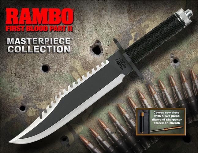 First Blood 2 - RAMBO Movie Knife-3338-a